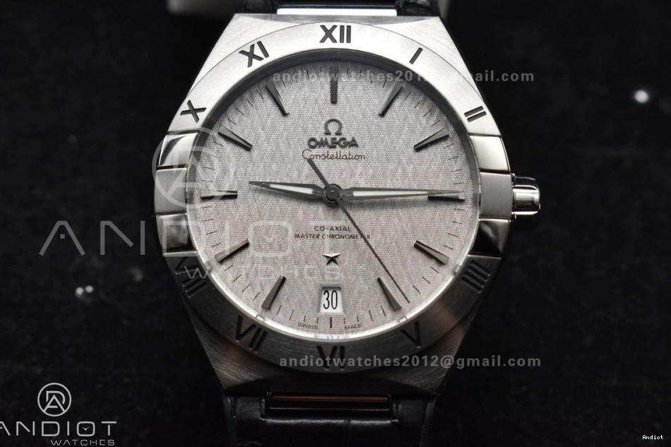 Strap Gray SS Clone A8900 Constellation Best Edition 1:1 VSF Black Gummy on Dial Super 1222